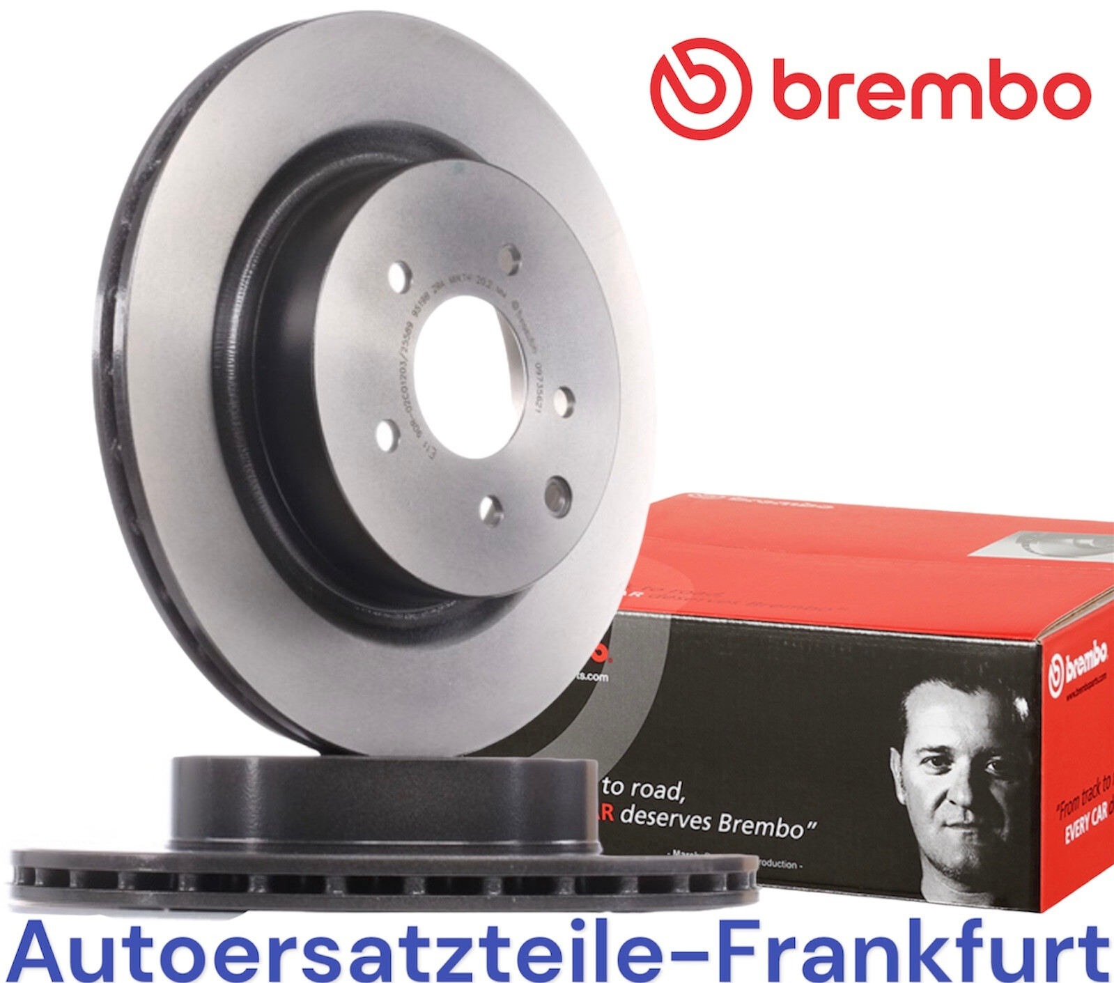 2X BREMBO Bremsscheiben HINTEN für NISSAN 350Z Coupe /Roadster Z33 3.5 + SKYLINE