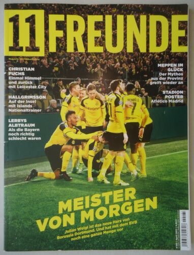 11 Freunde 185 April 2017 Fußball Magazin BVB Bayern Leicester Meppen & Poster - Bild 1 von 6