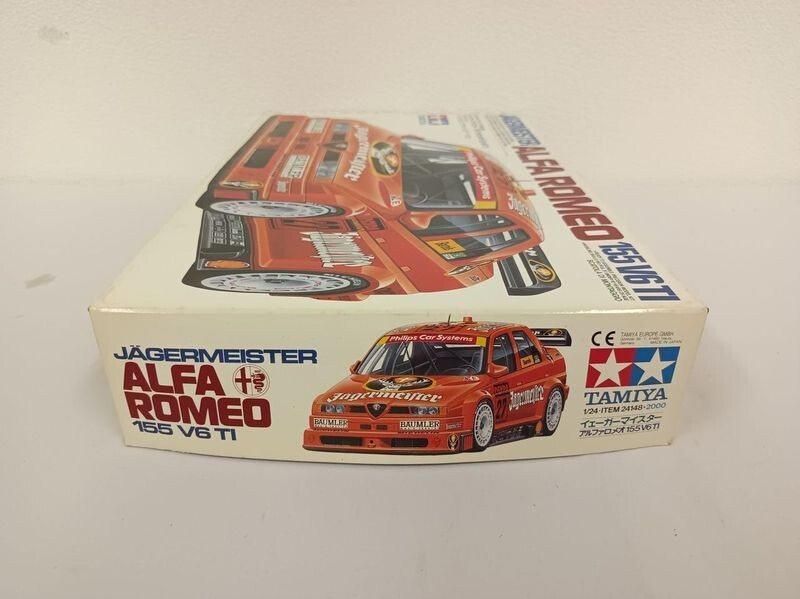 TAMIYA 1/24 Jagermeister Alfa Romeo 155 V6 TI Model Kit 24148