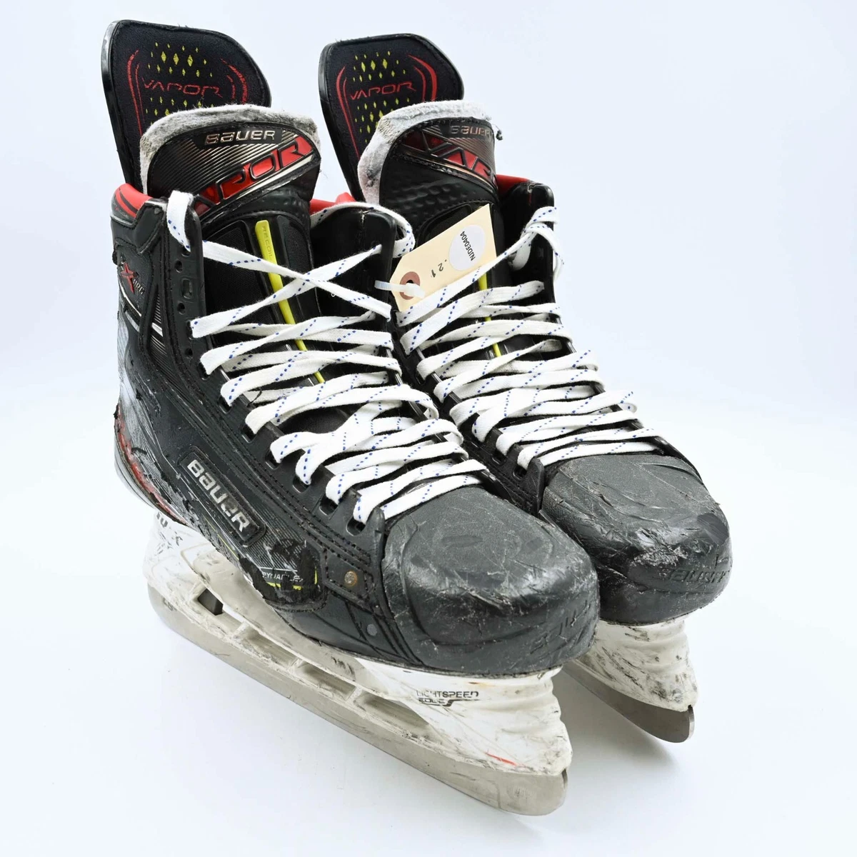 Bauer Vapor 2X Pro Stock Ice Hockey Skates Used Binghamton Devils AHL Vukojevic