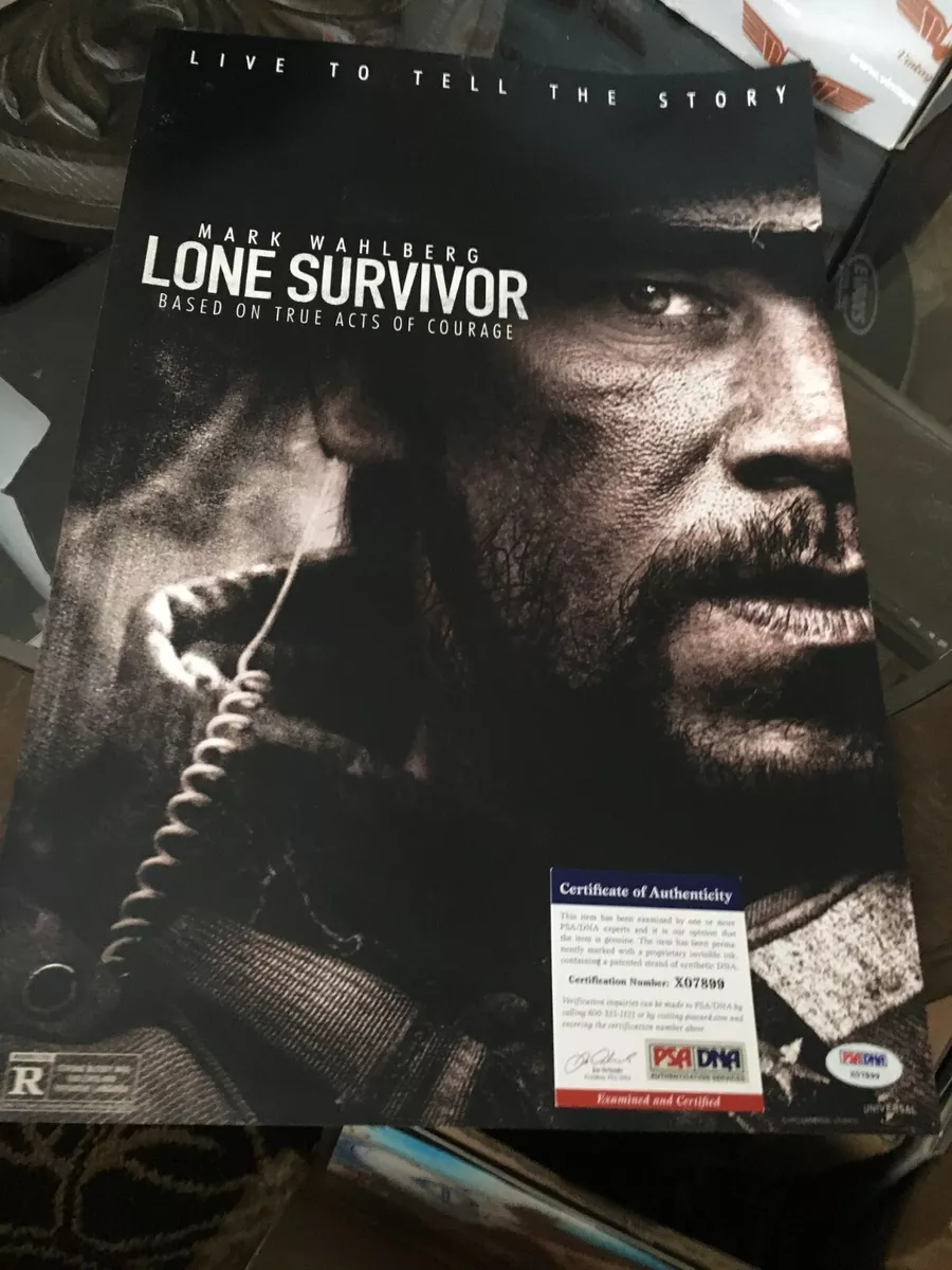 Lone Survivor - Signed Poster + COA – Poster Memorabilia