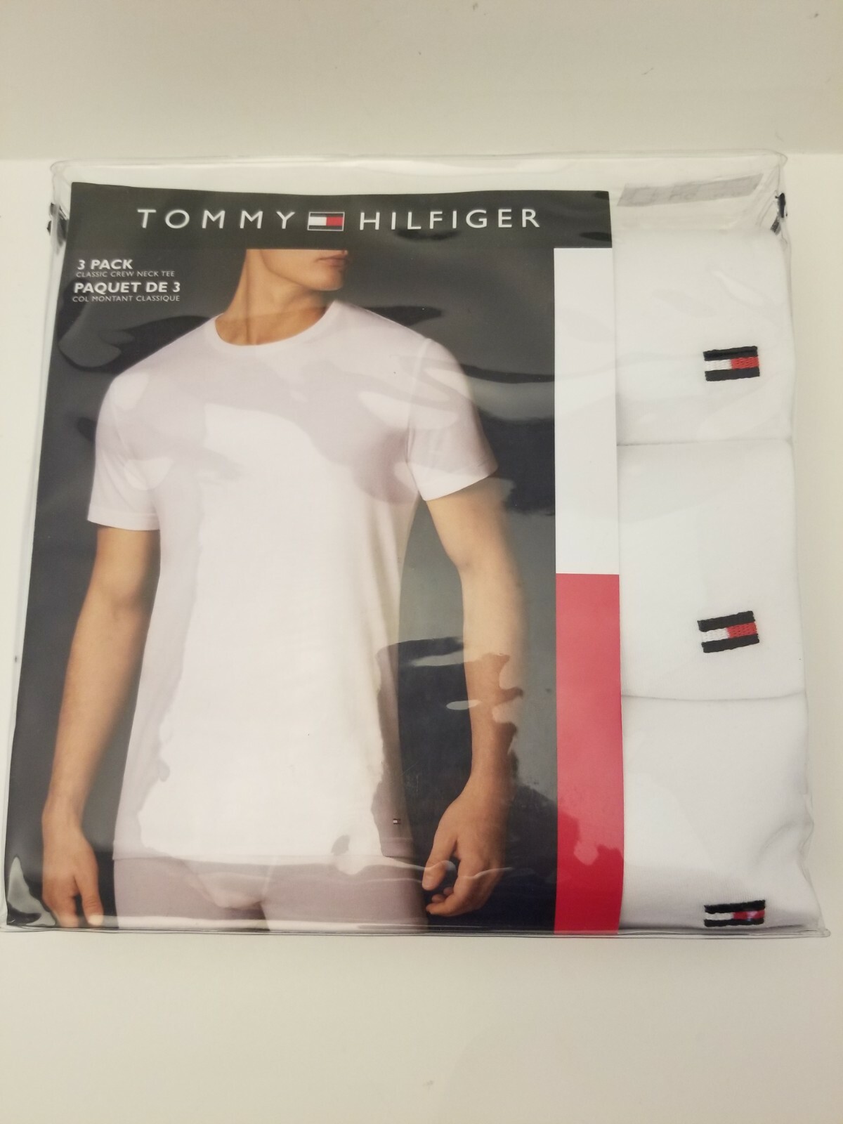 tommy hilfiger 3 pack classic crew neck tee