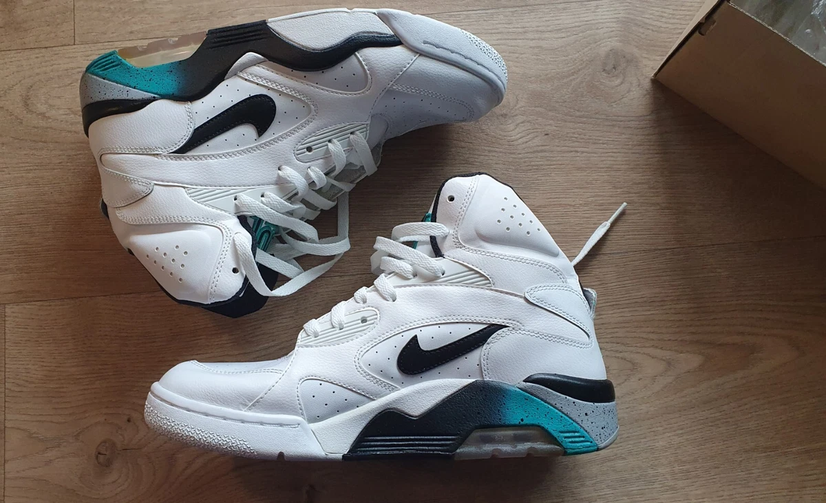 Nike Air Force 180 Mid White Grey Emerald for Sale | Authenticity