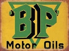 BP Motor Oils, Retro metal Sign/Plaque, Gift, Home, Garage, Shed, Motors
