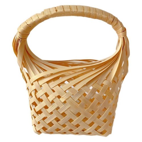Mini Bamboo Basket Candy Gift Packaging Basket for Home Wedding Decor