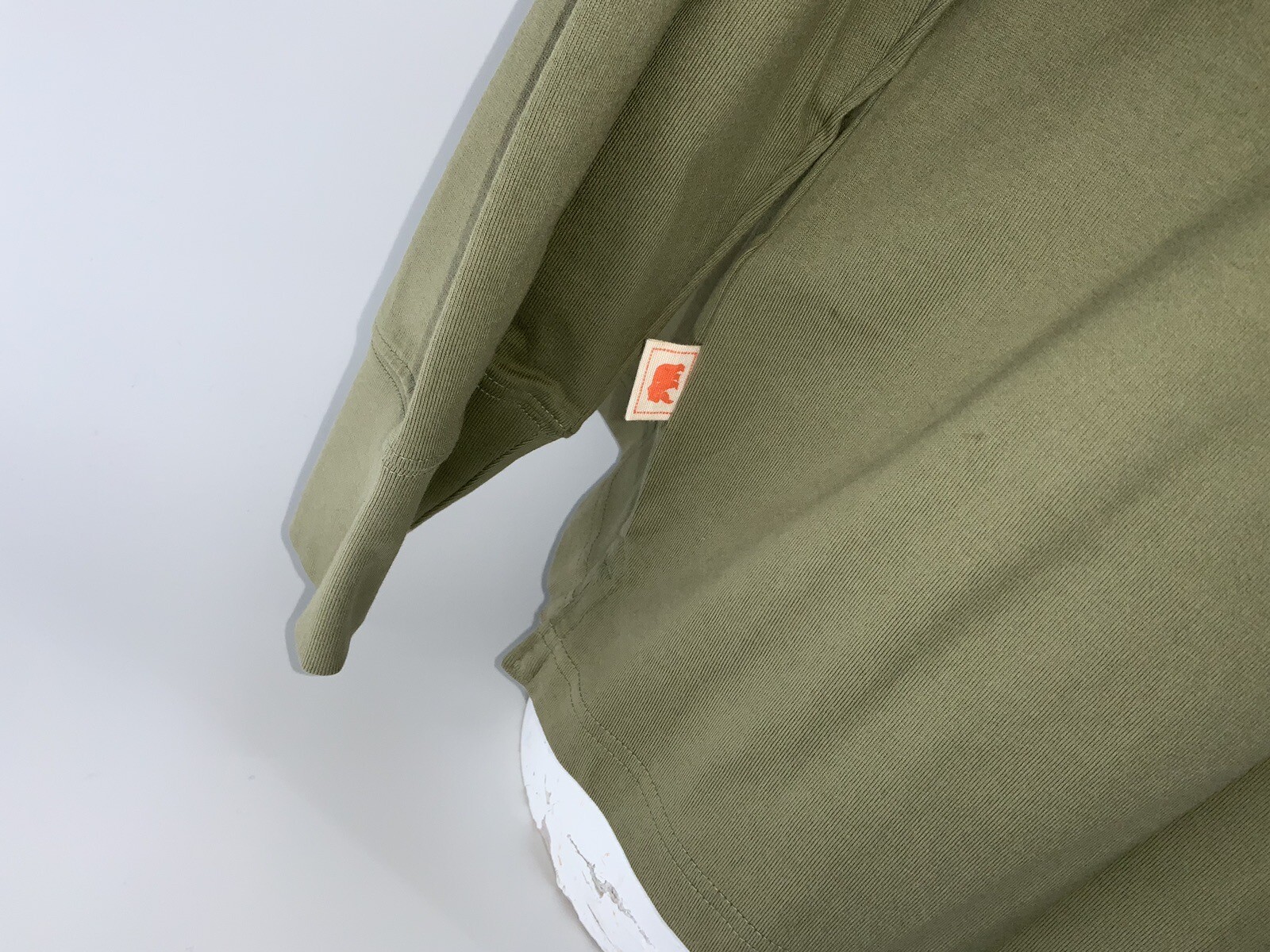 The Normal Brand Long Sleeve Polo Shirt Men’s 2XL Olive Cotton NWT YGI X3-92