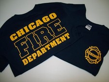 Chicago Fire TV Show Navy/Gold Tee Shirt