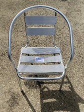 SEDIA IMPERMEABILE IN ALLUMINIO DA ESTERNO GIARDINO BAR RISTORANTE CODICE 170030