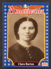 Clara Barton 1992 Americana Starline Card #32 (NM)