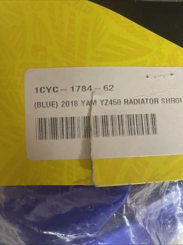 Cycra Powerflow Intake Radiator Shrouds Blue 1CYC-1784-62 - Picture 3 of 3