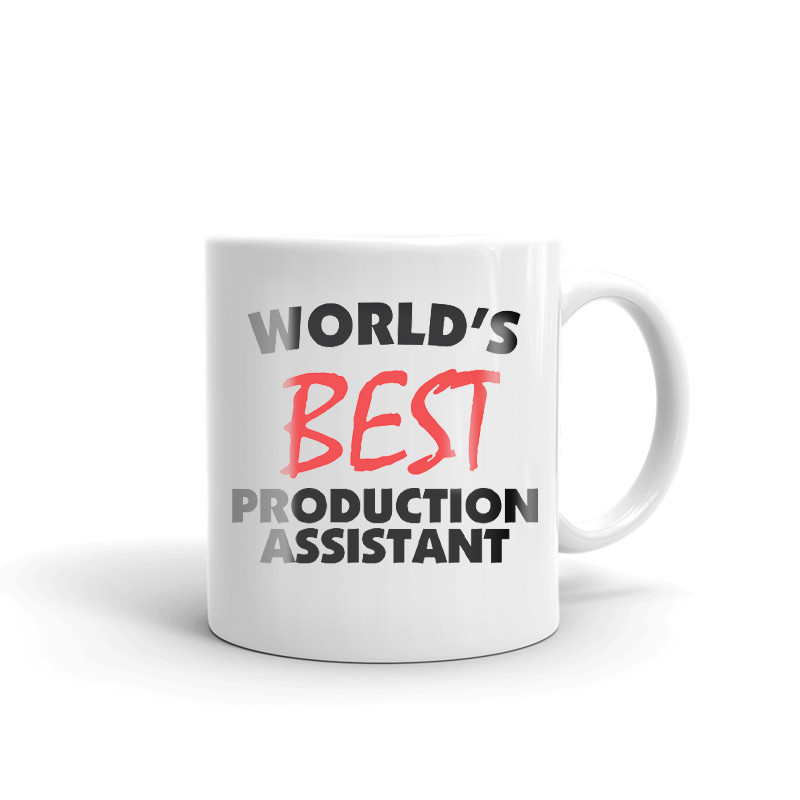 World's Best Production Assistant Coffee Tea Ceramic Mug Office Work Cup Gift