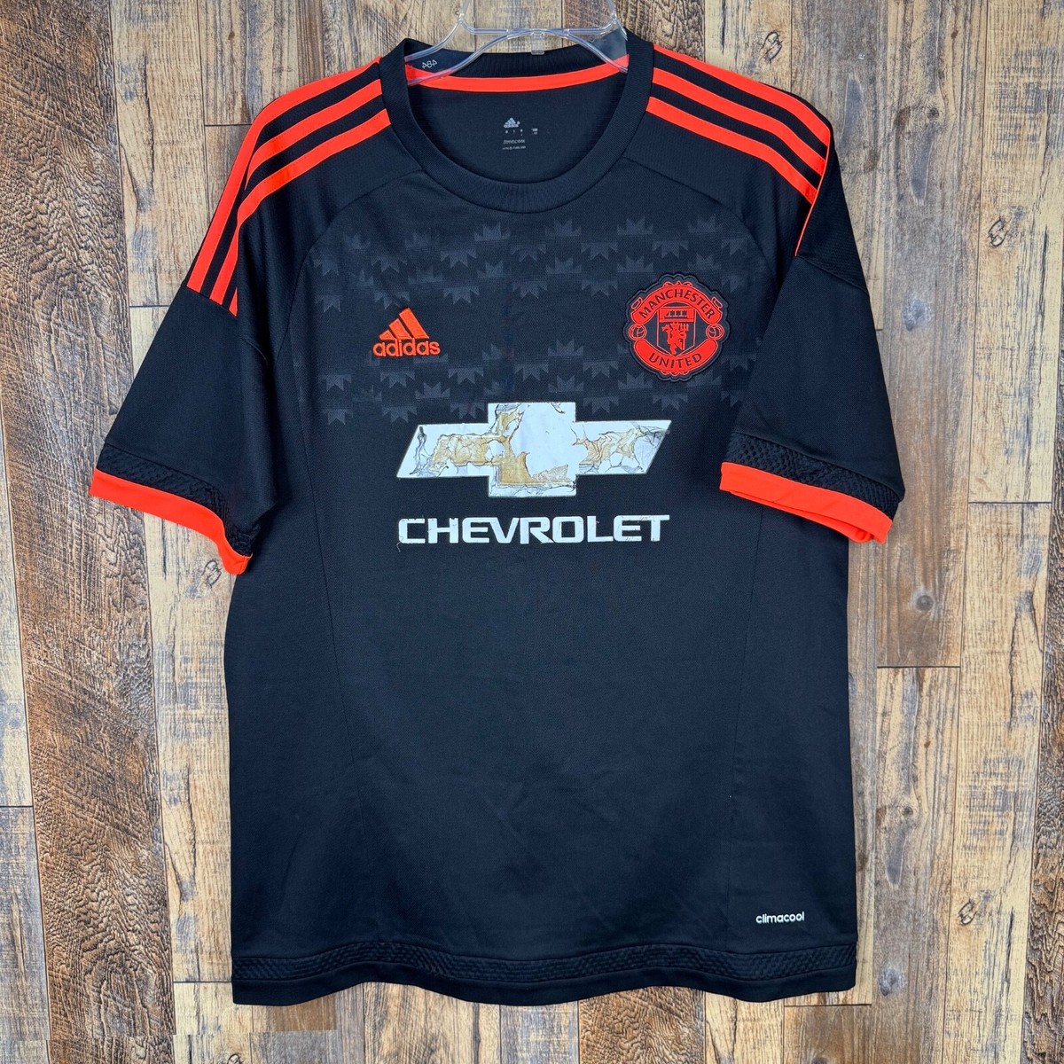Manchester United 2015-16 Third Soccer Jersey Adidas G87445 Men M