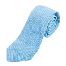Altea Milano Light Blue Silk Cotton Tie 31711