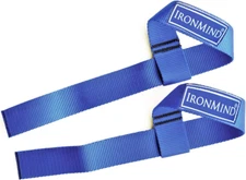 IronMind Strong-Enough Lifting Straps (Pair) - Blue One Size, Royal 