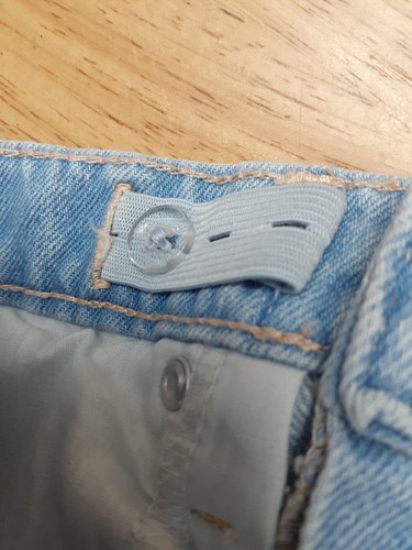 Old Navy Girls Size 6 High Rise Slouchy Straight Built-In Tough Jeans Adjustable - Picture 12 of 12