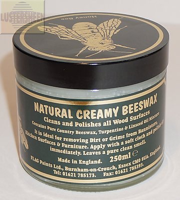 Classic Natural Creamy Beeswax in Clear 250 ml / 8 FL OZ