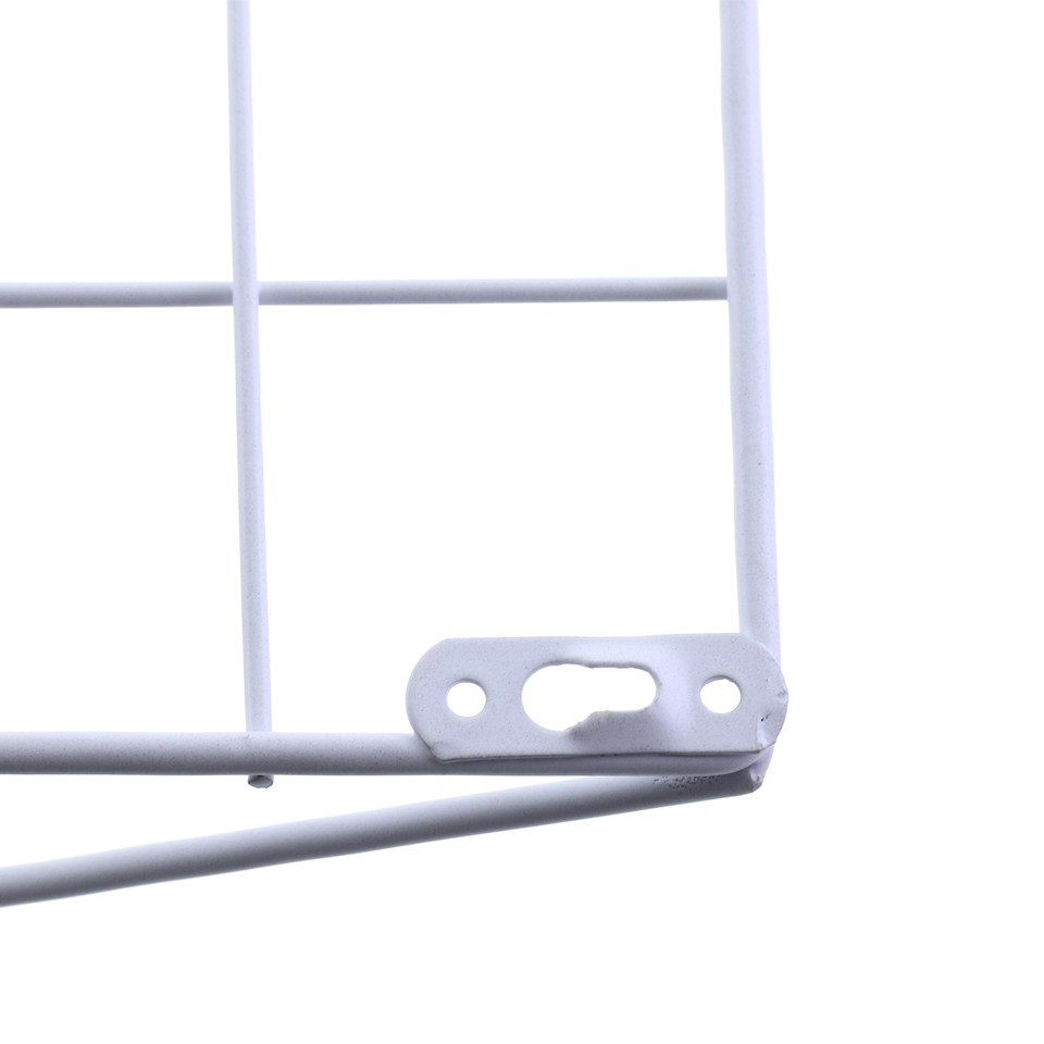 Wire Magazine Newspaper Basket Wall Mounted Post Storage Rack Organizer ...