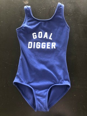 Vguc Strive Goal Digger Blue Leotard Child Medium M Ebay