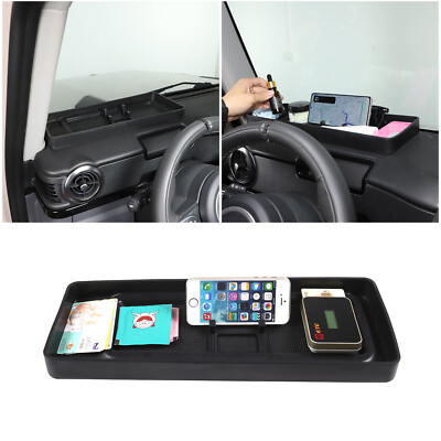 TPE Car Speedmeter Upper Storage Box Cell Phone Tray For Ineos Grenadier 2020-24