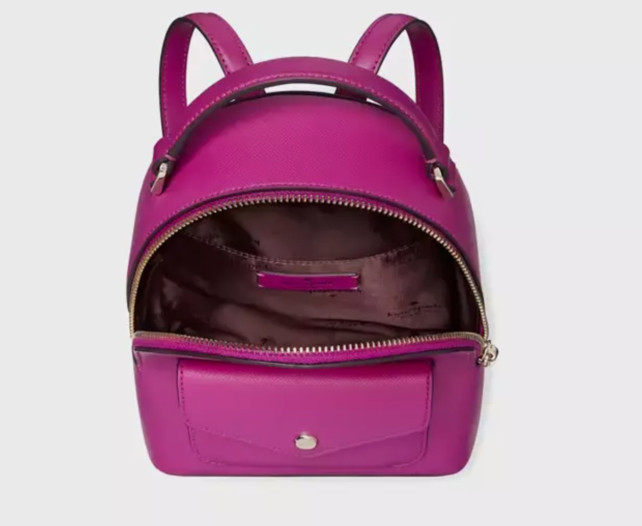 Kate Spade Schuyler Mini Backpack Saffiano PVC - Baja Rose  display picture 1