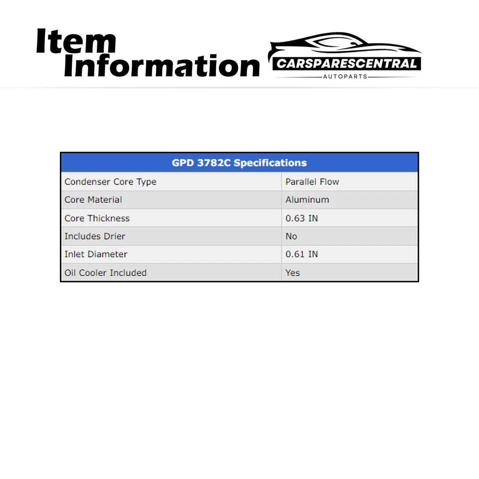 A/C Condenser For 2009 2010 2011 2012 Ford Escape 3.0L - Image 4 of 4