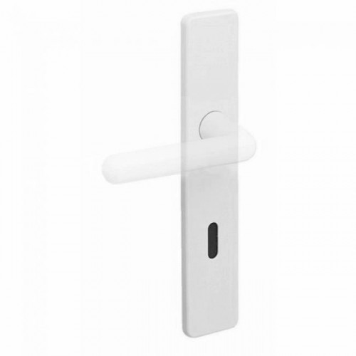 Plaque de condamnation Vachette Arcolor 8800 en polyamide blanc pour poignée
