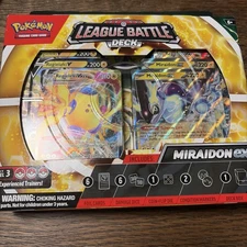 Pokémon Miraidon EX TCG League Battle Deck New Sealed. BRAND NEW. Collectible.