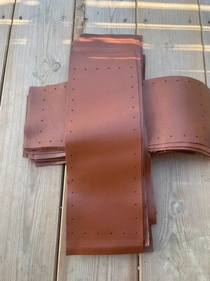 Konvolut Echtleder Lederwaren DIY Tropfen Weichleder Handarbeit x 50