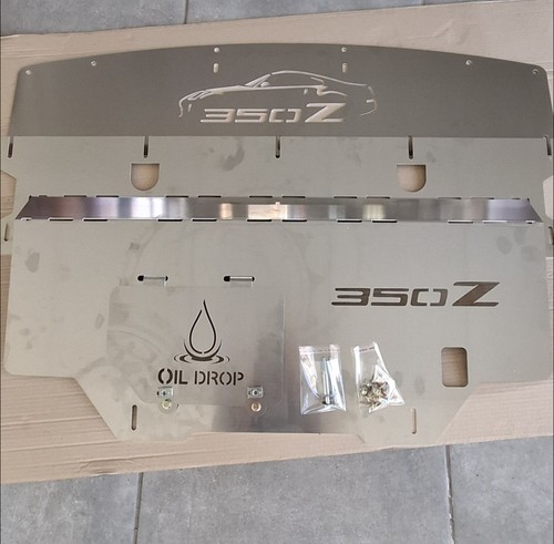 plaques sous moteur en aluminium 2 mm d'épaisseur pour nissan 350 Et Nissan 370z - Imagen 4 de 9