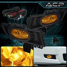 For 2007-2009 Mazda 3 Mazda3 Front Bumper Yellow Driving Fog Lamp Lights Bulbs