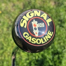 Custom Signal Gasoline Gear Shift Knob With Adapter. Old School Ratrod Vintage