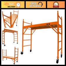 6.25 ft Multi-Purpose Rolling Steel Scaffolding - 1000 lb Capacity Baker Style