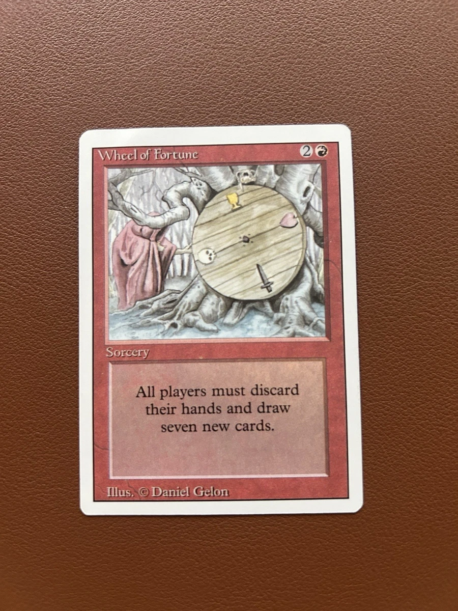 Wheel Of Fortune In Individual Magic: The Gathering Cards for sale