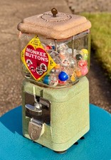 RARE 1960's Oak Acorn 1 Cent Monkees Flicker Rings Pinbacks Capsule Toy Machine