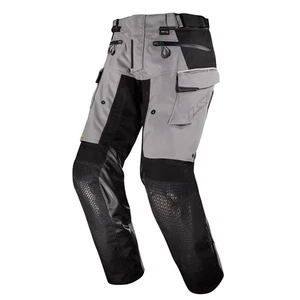 LS2 Apollo Mens Waterproof Adventure Motorcycle Trousers Touring Pants Grey