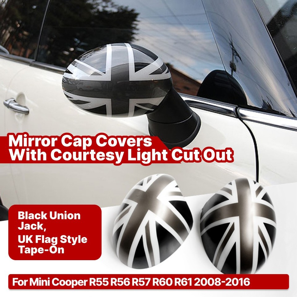 For Mini Cooper R55 R56 R57 R60 R61 2008-2016 Add-On Wing Side Mirror ...