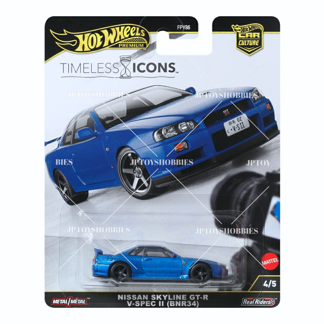 PSL 2025 Hot Wheels Timeless Icons Nissan Skyline GT-R V-Spec II