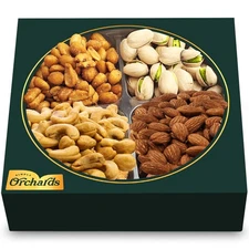 Holiday Nuts gift Basket of Cravings Gourmet Collection, Healthy Kosher Snacks, 