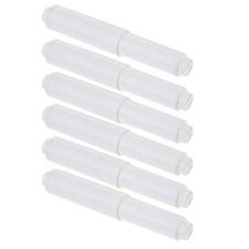 Soporte de papel higiénico de baño 6 piezas porta rollos de inodoro bobinadora de resorte