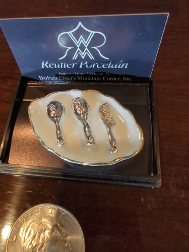 1:12 Dollhouse accessories assorted Reutter Porcelain items *3 box sets* - Picture 6 of 9