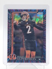 EVAN MCPHERSON 2025 TOPPS CHROME NEON PULSE REFRACTOR SP #64 BENGALS Q5462