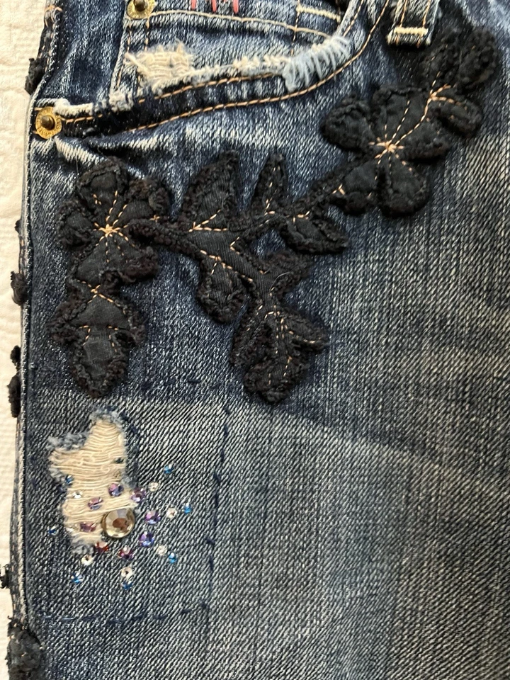 Jeans MUJER VINTAGE 7 PARA TODO TIPO HOMBRE The Great China Wall Talla 29 Hecho en EE. UU. Foto 4 de 4