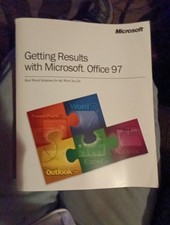 Getting Results with Microsoft Office 97 Guide - OEM Microsoft Book -Vintage