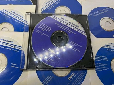 Dell Operating System Reinstallation CD Lot Microsoft, Windows, XP (Lot of 8)