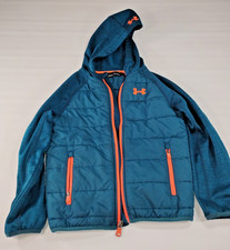 Under Armour Youth Day Trekker Hoodie Jacket Youth Large Blue 0007