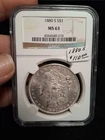 1880S $1 Morgan Silver Dollar NGC MS63 (Lot #6009)