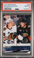 Clear Cut Connor Bedard 2023 UD Series 2 Young Guns Checklist PSA 10 New Slab 🔥