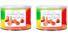 2 X Trader Joe's Honey Roasted Macadamia Nuts Cashews 8 oz ea