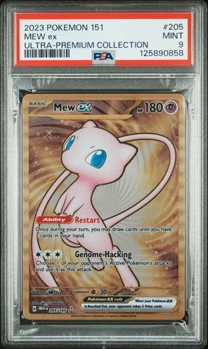 Mew Ex Pokemon 151 Ultra-Premium Collection 205 NM PSA 9