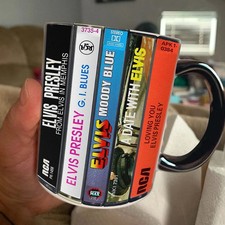 Elvis Presley Album Cassette Collezione Retrò Tazza Accento